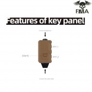 Fcs amp v20 ptt kit comtac3 KENWOOD dark earth fma (fma-tb-fcs-013-de-k)