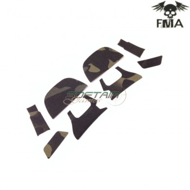 Multicam Black Sticker set for FCS AMP headset Fma (fma-tb1372-sticker-mcbk)