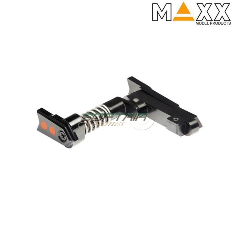 CNC aluminum advanced sgancio caricatore m4 STYLE A black maxx model (mx-mar001sab)