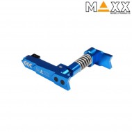 CNC aluminum advanced magazine release m4 STYLE A blue maxx model (mx-mar001sau) CNC aluminum advanced magazine release m4 STYLE A blue maxx model (mx-mar001sau)