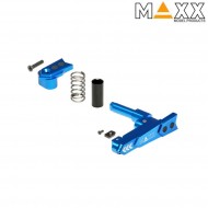 CNC aluminum advanced magazine release m4 STYLE A blue maxx model (mx-mar001sau) CNC aluminum advanced magazine release m4 STYLE A blue maxx model (mx-mar001sau)