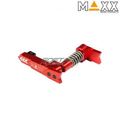 CNC aluminum advanced sgancio caricatore m4 STYLE A red maxx model (mx-mar001sar)