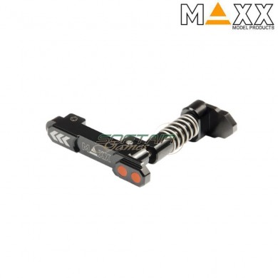 CNC aluminum advanced sgancio caricatore m4 STYLE B black maxx model (mx-mar001sbb)