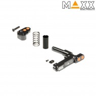 CNC aluminum advanced sgancio caricatore m4 STYLE B black maxx model (mx-mar001sbb)