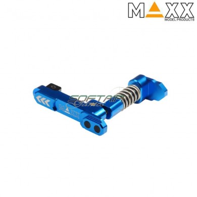 CNC aluminum advanced sgancio caricatore m4 STYLE B blue maxx model (mx-mar001sbu)