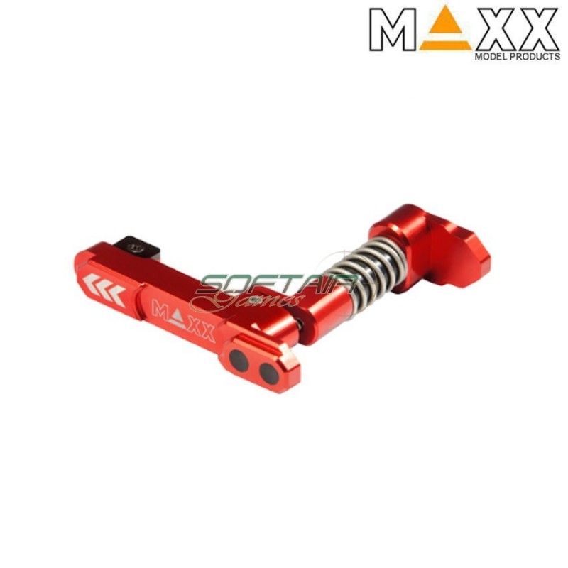 CNC aluminum advanced magazine release m4 STYLE B red maxx model (mx-mar001sbr) CNC aluminum advanced magazine release m4 STYLE B red maxx model (mx-mar001sbr)