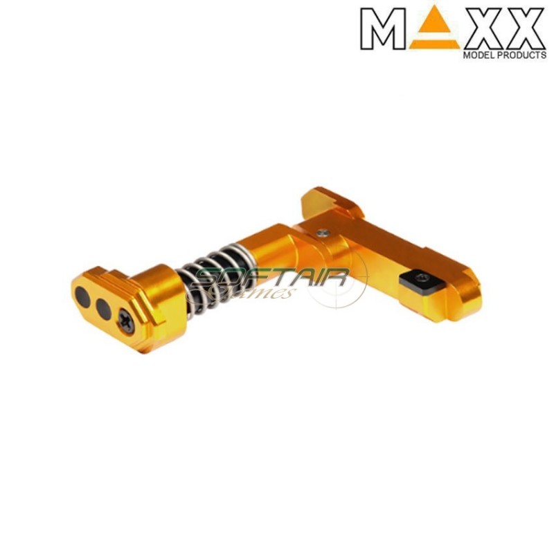 CNC aluminum advanced magazine release m4 STYLE B dark earth maxx model (mx-mar001sbg)