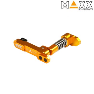 CNC aluminum advanced magazine release m4 STYLE B dark earth maxx model (mx-mar001sbg)