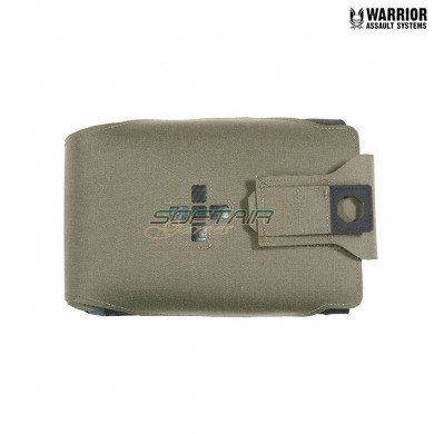 Laser cut large Horizontal Individual First Aid Kit pouch RANGER GREEN Warrior Assault Systems (w-lc-lh-ifak-mc)