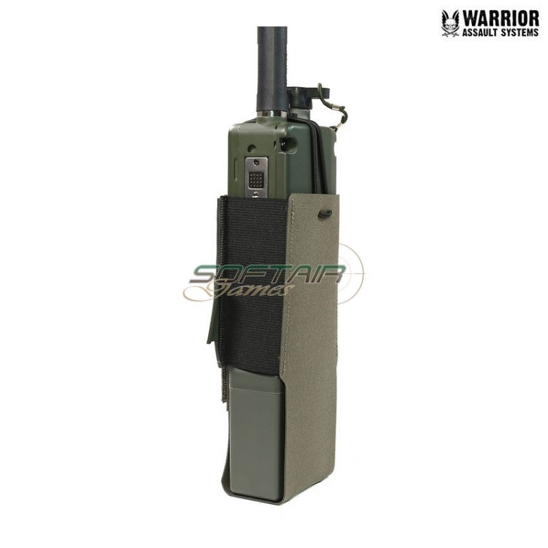 Laser cut wing velcro MBTIR/HARRIS Radio pouch left side ranger green Warrior Assault Systems (w-lc-wv-mhrp-l-rg)