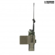Laser cut tasca wing velcro MBTIR/HARRIS Radio left side ranger green Warrior Assault Systems (w-lc-wv-mhrp-l-rg)