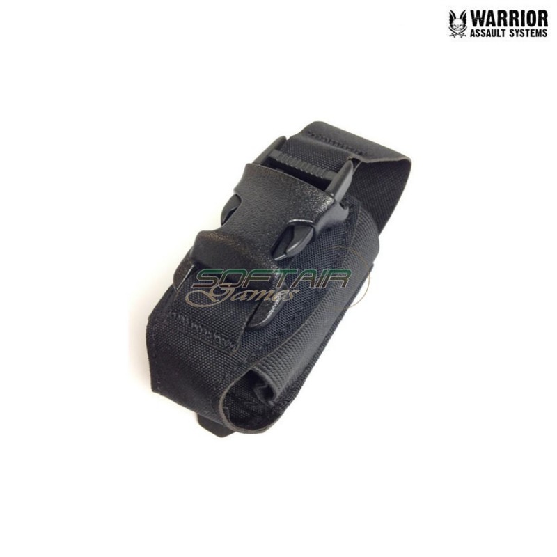Laser cut Single 40mm Flash Bang pouch black Warrior Assault Systems (w-lc-s40-fbp-blk)