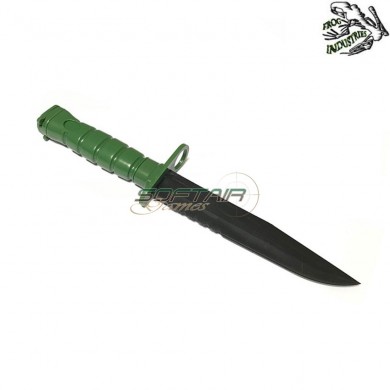 Coltello Dummy Type 7 M4/m16 Bayonet Green Frog Industries® (fi-knife-7-od)