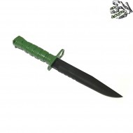 Coltello Dummy Type 7 M4/m16 Bayonet Green Frog Industries® (fi-knife-7-od)