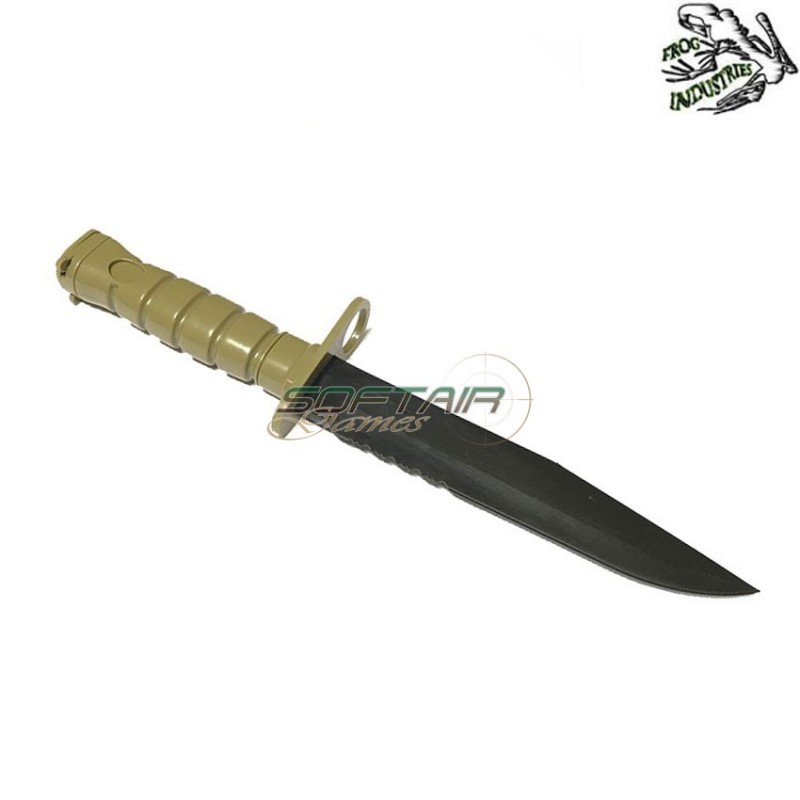 Coltello Dummy Type 7 M4/m16 Bayonet tan Frog Industries® (fi-knife-7-tan)