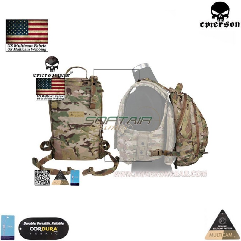 Zaino Tattico Assault multicam® genuine usa Emerson (em5818)