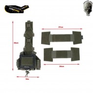 Pouch ranger green agilite style velcro for tmc helmets (tmc3411-rg)