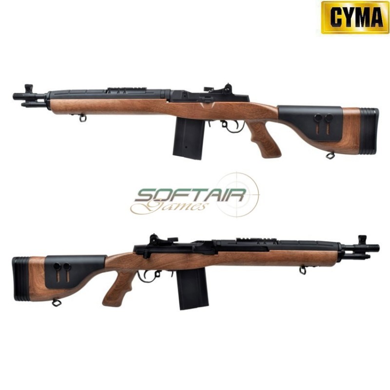 Fucile elettrico m14 socom 16 wood cyma (cm032f-wd)