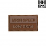 Patch 3d pvc high speed low drag coyote 101 Inc (inc-17034)