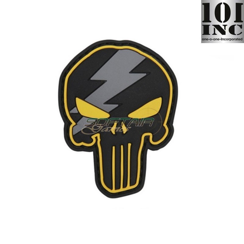 Patch 3d pvc punisher thunder yellow 101 Inc (inc-9006)