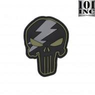 Patch 3d pvc punisher thunder green 101 Inc (inc-9007)