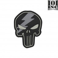 Patch 3d pvc punisher thunder grey 101 Inc (inc-12057)