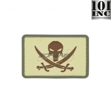 Patch 3d Pvc Punisher Pirate Coyote 101 Inc (inc-9046)