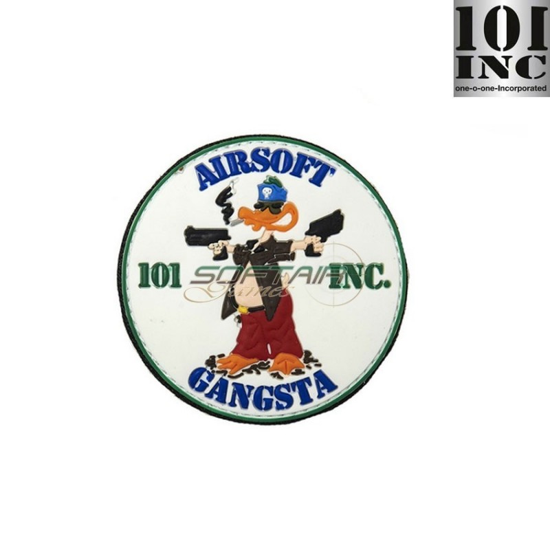 Patch 3d pvc airsoft gangsta 101 inc (inc-15043)