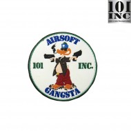 Patch 3d pvc airsoft gangsta 101 inc (inc-15043)