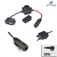 Combat Style Ptt Military Standard Version motorola 2 pin Z-tactical (z134-moto2)