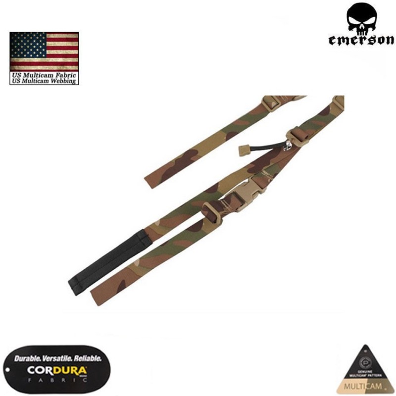 2 point sling quick adjust padded multicam® genuine usa emersom (em8883)