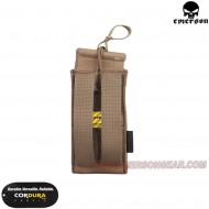 Single 5.56 & Pistol Open Top Magazine Pouch coyote brown emerson (em6361cb)