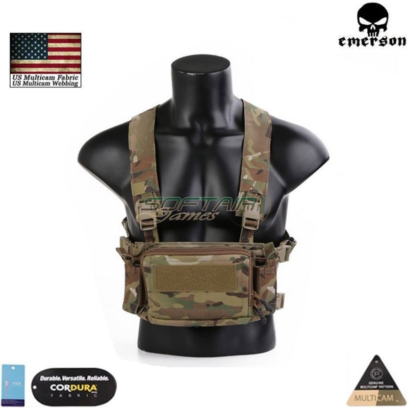 D3CR Micro chest rig multicam® genuine usa emerson (em9557mc) D3CR Micro chest rig multicam® genuine usa emerson (em9557mc)