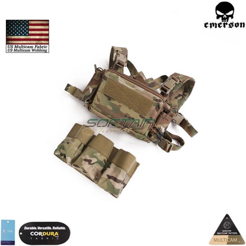 D3CR Micro chest rig multicam® genuine usa emerson (em9557mc) D3CR Micro chest rig multicam® genuine usa emerson (em9557mc)