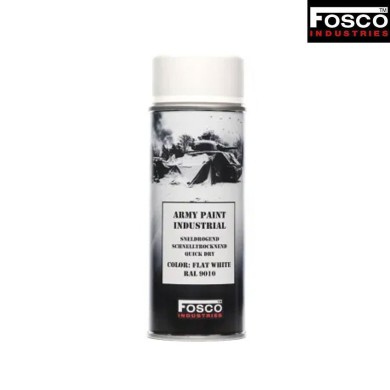 Vernice Spray Red Cross Flat White Fosco Industries (fo-469312-wh)