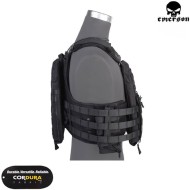 Navy Cage Plate Carrier Tactical VEST black emerson (em7435f)