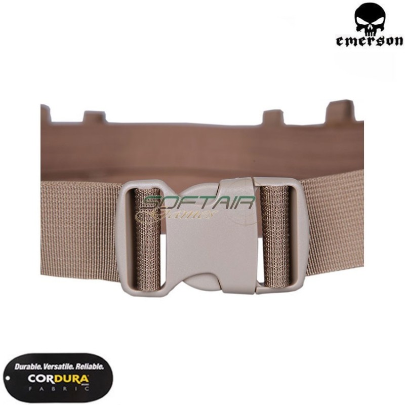 Belt cp style modular rigger's mrb coyote brown emerson (em9341cb)
