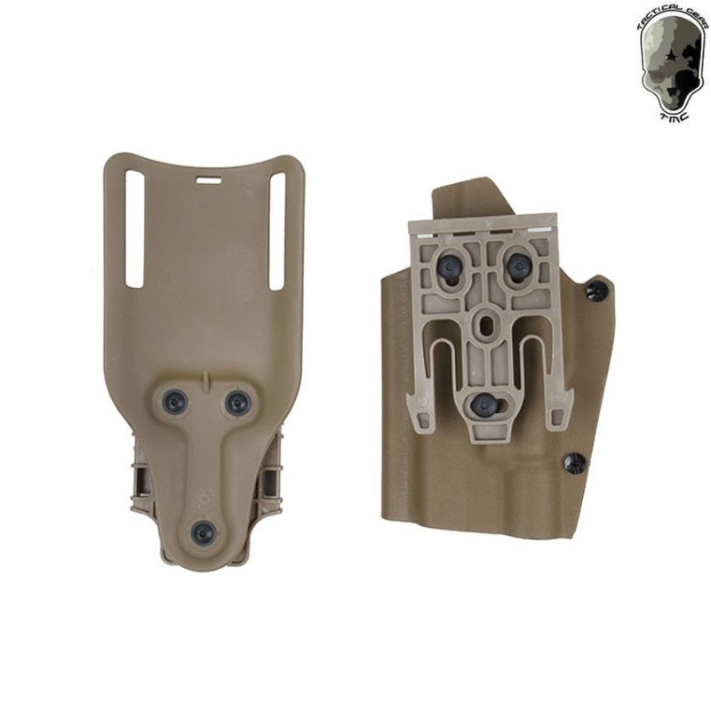 Rigid Holster Kydex Dark Earth X300 Light-comp. For Pistol Glock Tmc (tmc-3033-de)