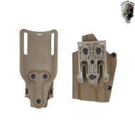 Rigid Holster Kydex Dark Earth X300 Light-comp. For Pistol Glock Tmc (tmc-3033-de)