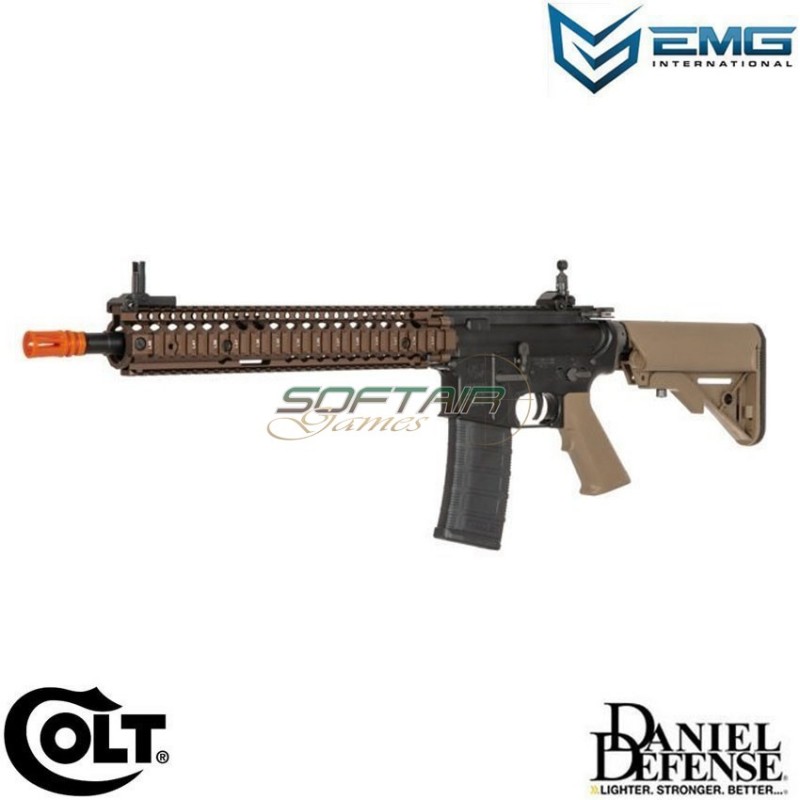 Electric rifle colt dd mk18 block 2 12" two tone emg (emg-028880) Electric rifle colt dd mk18 block 2 12" two tone emg (emg-028880)