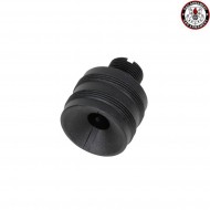 Black 14mm ccw silencer adapter for ssg-1 g&g (gg-01061)