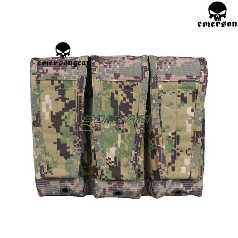 Pouch cp style flap triple mag aor2 emerson (em6365b)