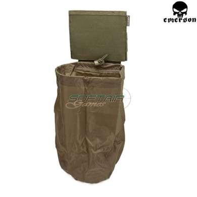 Invisible Hideaway Pull-out Mag Dump Pouch Coyote Brown Emerson (em6029a)