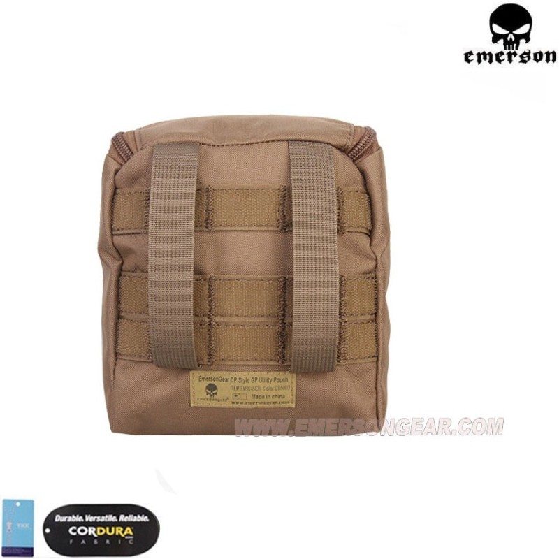 Utility pouch cp gp style coyote brown emerson (em9045cb)