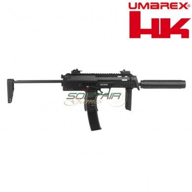 Electric Submachine Gun Mp7a1 W/silencer Black Smg Full Metal Version umarex (um-2.5701)