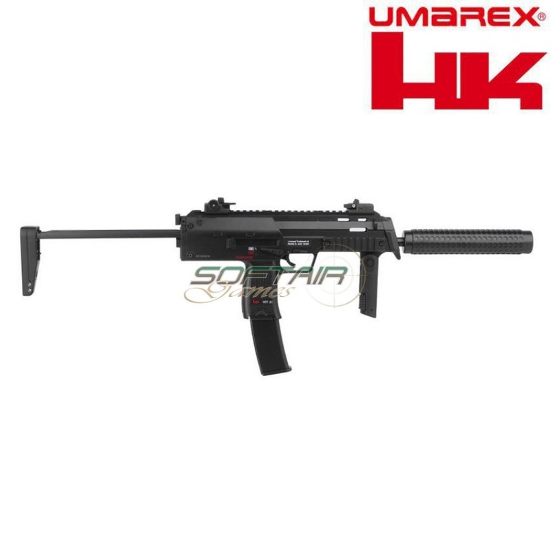 Electric Submachine Gun Mp7a1 W/silencer Black Smg Full Metal Version umarex (um-2.5701)