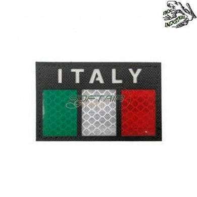 Patch IR REF bandiera ITALIA black frog industries® (fi-ita-ir-ref-bk)