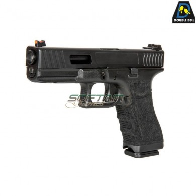 Gas gbb pistol mod.754 g17 style scarrellante black double bell (db-030580)