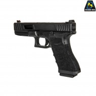 Gas gbb pistol mod.754 g17 style scarrellante black double bell (db-030580)