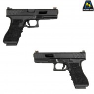 Co2 pistol mod.854 g17 style scarrellante black double bell (db-030581)